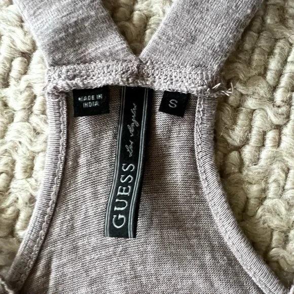 GUESS Sequin Ruffle Racerback Tank - S - Picture 6 of 9